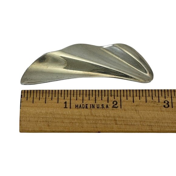 Tiffany & Co Sterling Silver Brooch High Tide Elsa Peretti Made in Spain - Picture 5 of 5